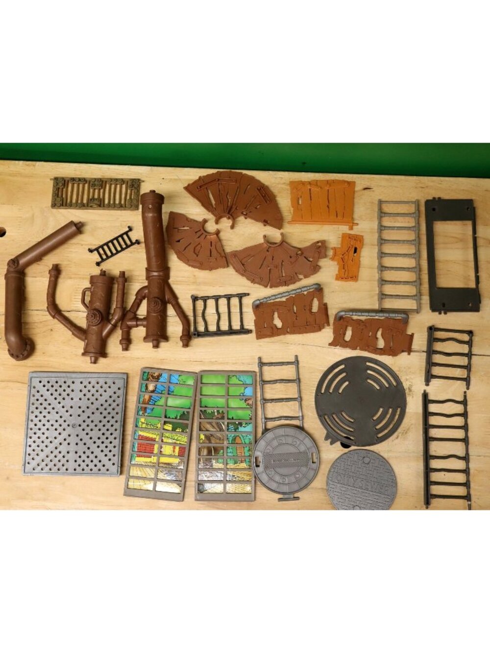 Teenage Mutant Ninja Turtles Replacement Parts Lot Secret Sewer Lair 2012 TMNT
